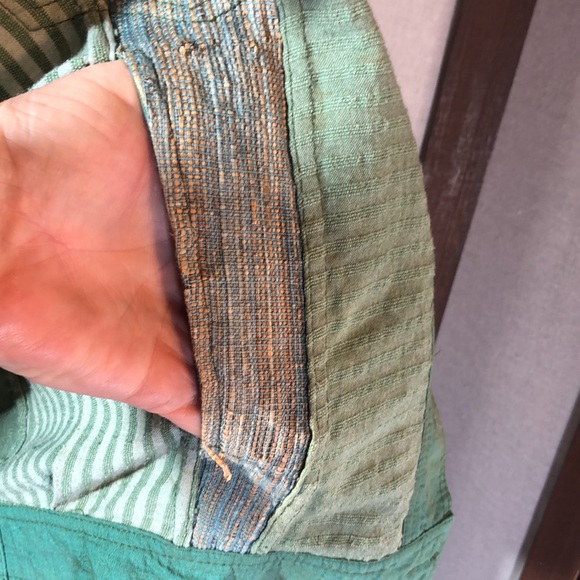 Nadya Green patchwork jacket that is jeans style/lots of pockets/XS - Picture 11 of 17